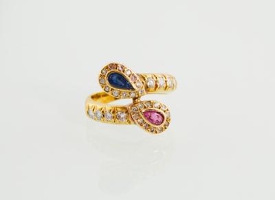 Brillant Farbstein Ring - Exquisite jewellery