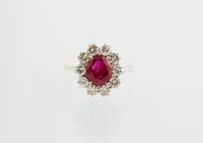 Brillant Rubin Ring - Erlesener Schmuck