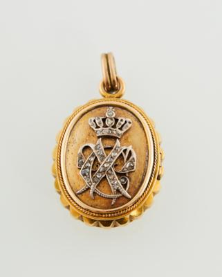 Medaillon mit Monogramm - Exquisite jewellery
