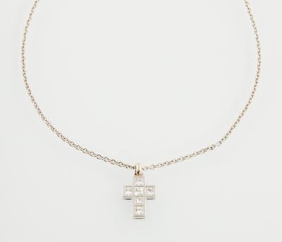 WAGNER Diamantkreuz zus. ca. 1,40 ct - Exquisite jewellery