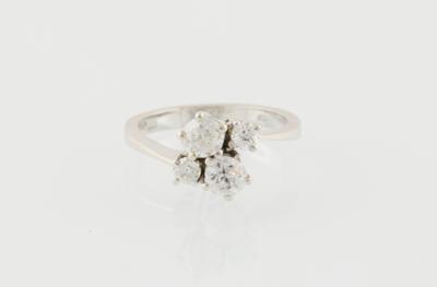 Altschliffbrillant Ring zus. ca. 0,90 ct - Exkluzivní šperky