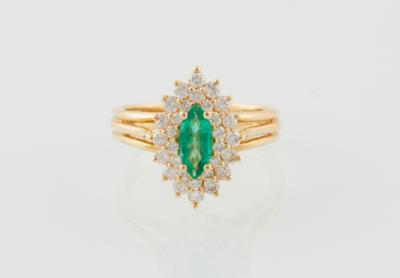 Brillant Smaragd Ring - Gioielli scelti
