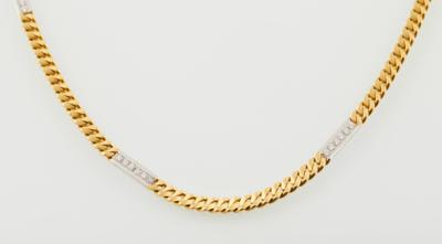 Brillantcollier zus. ca. 3 ct - Exquisite jewellery