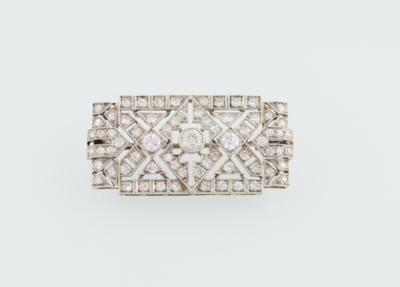 Diamantbrosche zus. ca. 2,40 ct - Exquisite jewellery