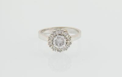 Brillant Ring zus ca. 1,30 ct - Exquisite jewellery