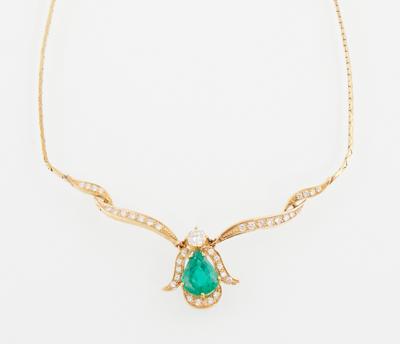 Brillant Smaragd Collier - Exkluzivní šperky