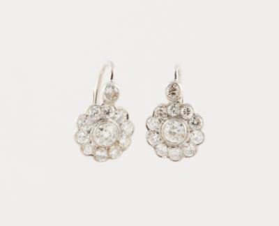 Diamant Ohrringe zus. ca. 1,40 ct - Erlesener Schmuck