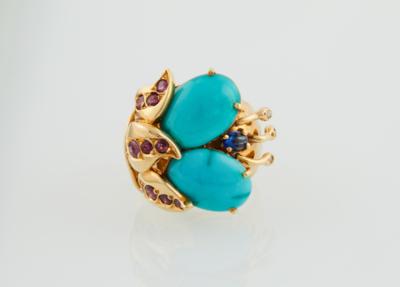 Moroni Ring mit behandelten Türkisen - Exquisite jewellery