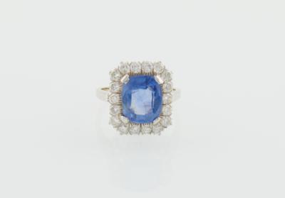 Unbehandelter Saphir Ring ca. 4,27 ct - Exkluzivní šperky