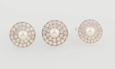 Brillant Kulturperlen Garnitur - Exquisite Jewellery - Christmas Auction