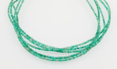 Smaragd Collier - Nádherné šperky - Vánoční aukce