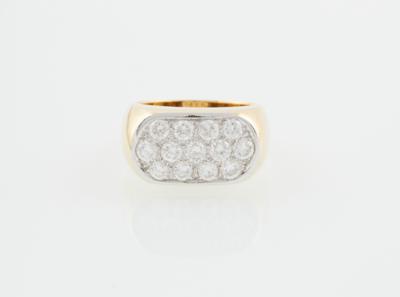 Brillantring zus. ca. 1,29 ct - Erlesener Schmuck