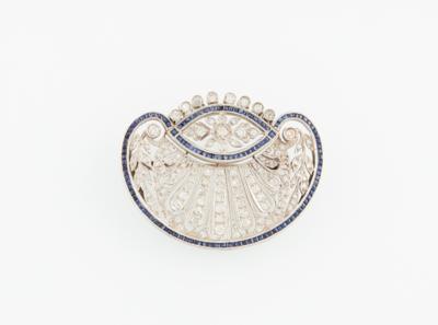 Diamant Saphir Anhänger - Exkluzivní šperky