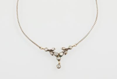 Diamantcollier zus. ca. 1 ct - Exquisite jewellery