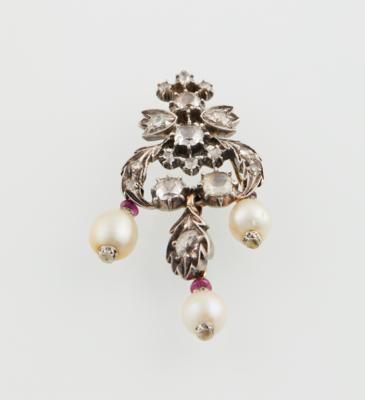 Diamanteinhängeteil zus. ca. 1,40 ct - Exquisite jewellery