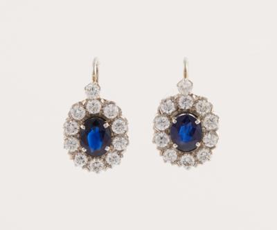 Brillant Saphir Ohrringe - Exquisite jewellery