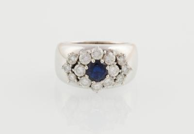 Brillant Saphir Ring - Erlesener Schmuck - Walzertraum