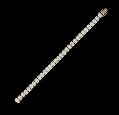 Diamantarmband zus. ca. 22,40 ct - Exquisite jewellery