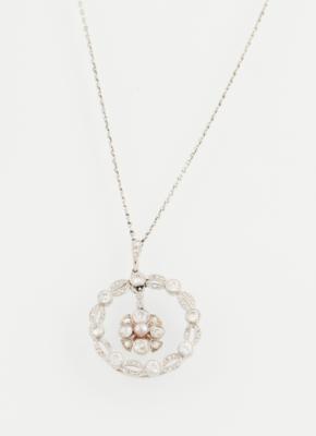 Diamantcollier zus. ca.1,40 ct - Exquisite jewellery