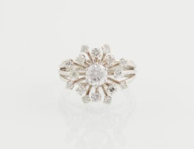 Diamantring zus. ca. 1,30 ct - Exquisite jewellery