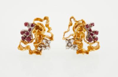 Sven Boltenstern Brillant Rubin Ohrclips - Exquisite jewellery