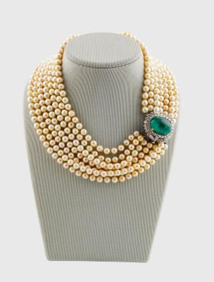 Variables Brillant Smaragd Schmuckstück - Exquisite jewellery