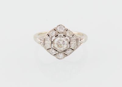 Brillantring zus. ca. 0,90 ct - Erlesener Schmuck