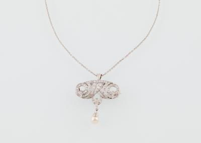 Diamantanhänger zus. ca.0,75 ct - Exquisite jewellery