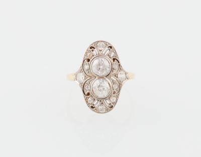 Diamantring zus. ca. 1,30 ct - Gioielli scelti