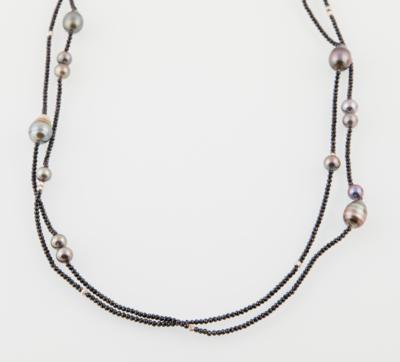 Spinell Kulturperlen Halskette - Exkluzivní šperky