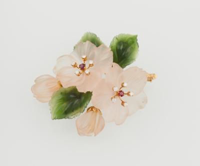 Brillant Blütenbrosche - Exkluzivní šperky