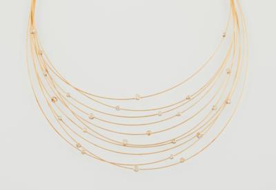 Brillantcollier zus. ca. 1,20 ct - Gioielli scelti