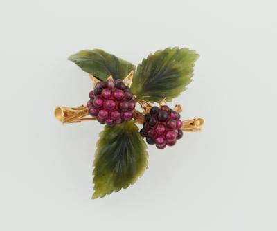 Brosche Himbeeren - Exquisite jewels