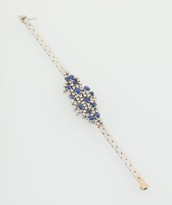 Saphir Brillantarmband zus. ca 2,20 ct - Exquisite jewels