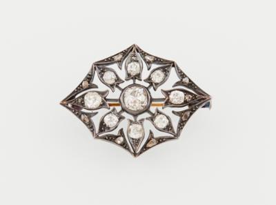 Diamantbrosche zus. ca. 2,90 ct - Gioielli scelti