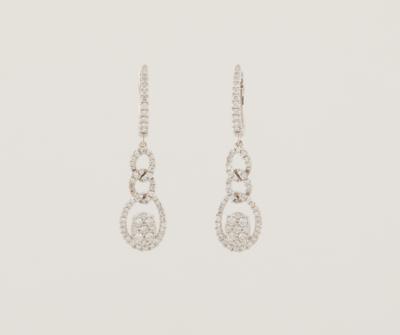 Brillant Ohrsteckgehänge zus. ca.0,62 ct - Exquisite jewellery - Mother's Day Auction