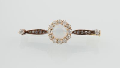 Altschliffdiamant Brosche zus. ca. 0,70 ct - Exquisite jewellery