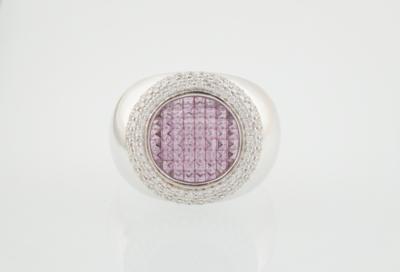 Brillantring mit rosa Saphiren - Exquisite jewellery