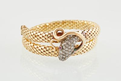 Diamant Armreif Schlange - Exquisite jewellery