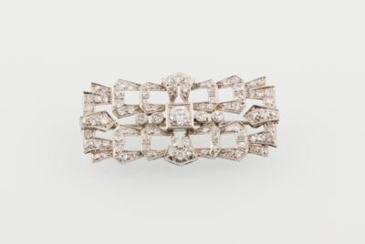 Diamantbrosche zus. ca. 2,40 ct - Exquisite jewellery