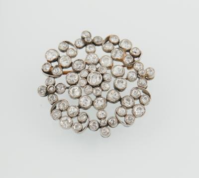 Diamantbrosche zus. ca. 3,50 ct - Exkluzivní šperky