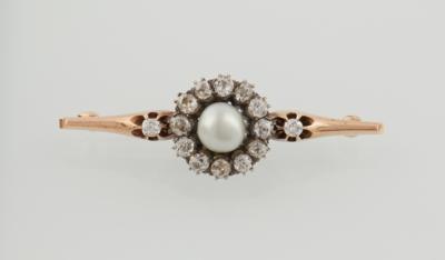 Orientperlen Brosche - Exquisite jewellery