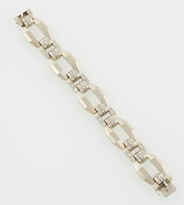 Weingrill Achtkantdiamant Armband zus. ca. 0,90 ct - Exkluzivní šperky