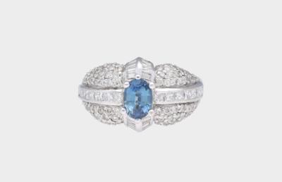 Brillant Diamant Saphir Ring - Exkluzivní šperky