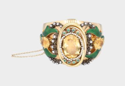 Brillant Smaragd Armreif - Exquisite jewels