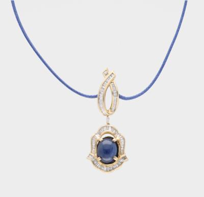 Diamant Saphiranhänger - Exquisite jewels