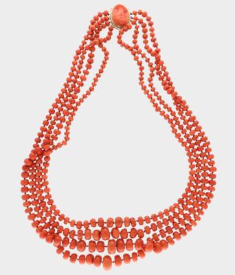 Korallencollier - Exquisite jewels