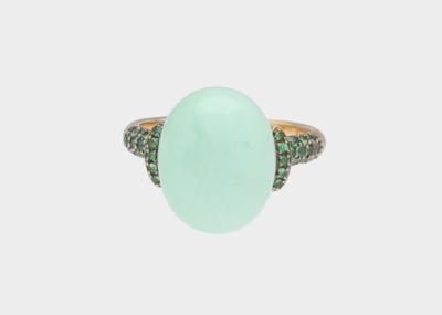 Zitronenchrysopras Ring - Exquisite jewels