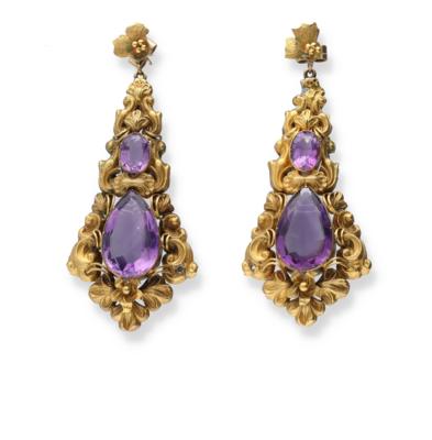 Amethyst Ohrgehänge - Exquisite jewels