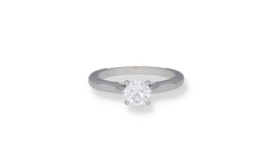 Cartier Brillantsolitär Ring 0,44 ct - Erlesener Schmuck